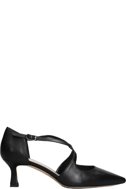 Julie Dee High-Heeled Shoes for Women Julie Dee Pumps In Black Leather