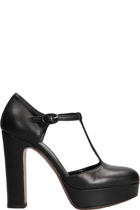 Relac High-Heeled Shoes for Women Relac Pumps In Black Leather
