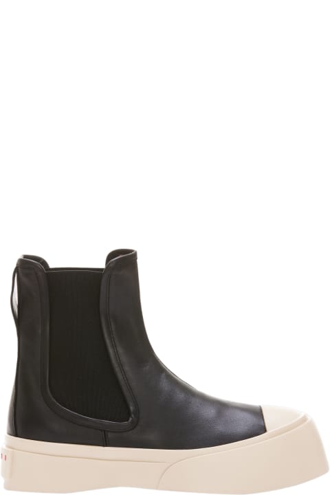 Marni Sneakers for Women Marni Black Leather Pablo Boots