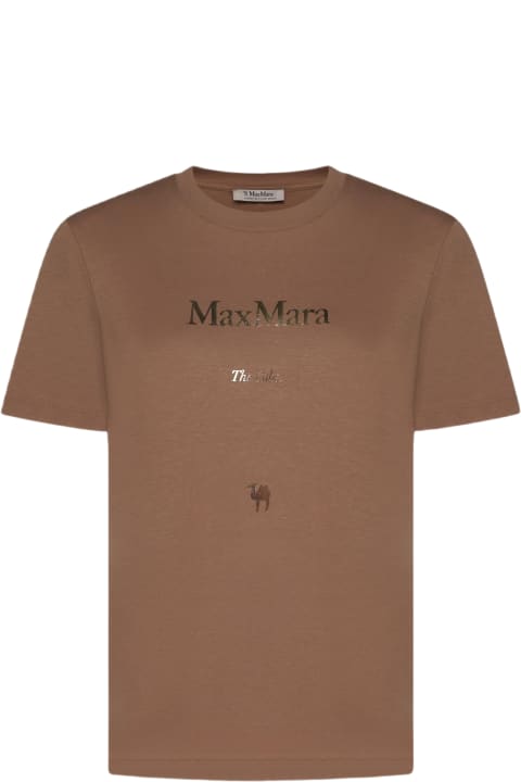 'S Max Mara Clothing for Women 'S Max Mara Quieto Logo Cotton T-shirt
