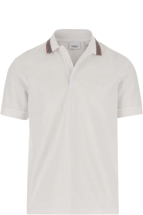 メンズ トップス Burberry Cotton Pique Polo Shirt