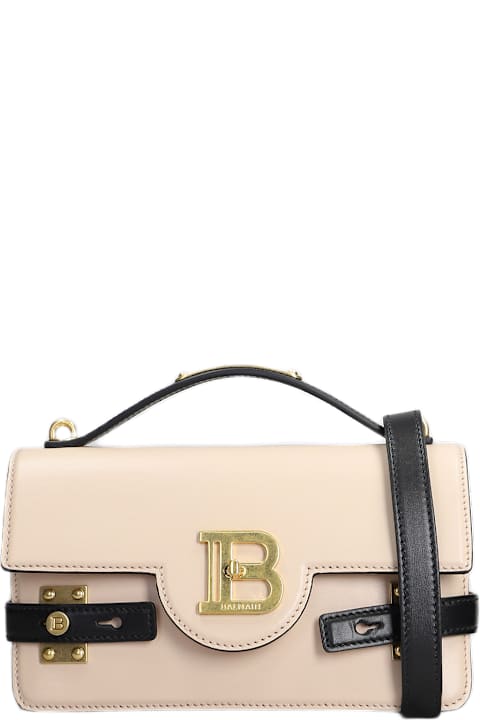 Balmain Bags for Women Balmain B Buzz 24 Shoulder Bag In Rose-pink Leather