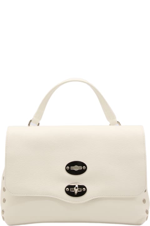 Fashion for Women Zanellato White Leather Postina Daily Baby Tote Bag