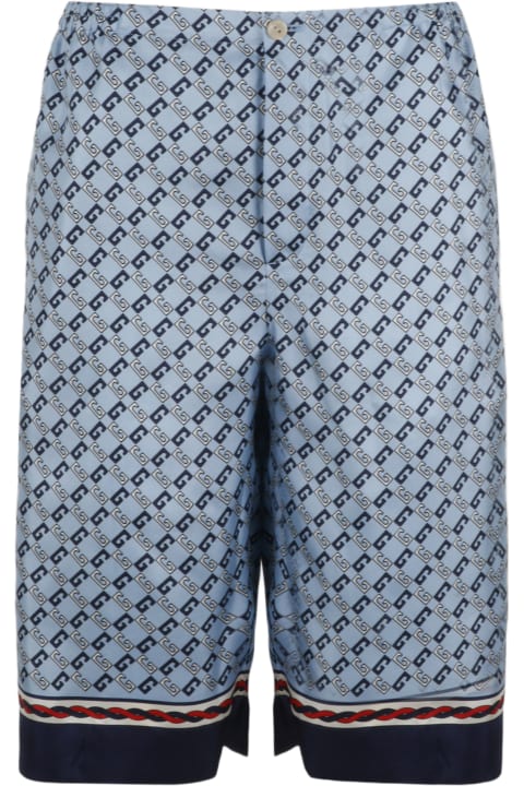 Gucci for Men Gucci Shorts With G Square Print