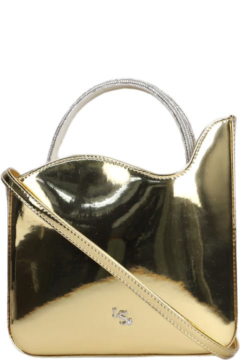 Bags for Women Le Silla Ivy Shoulder Bag In Gold Leather