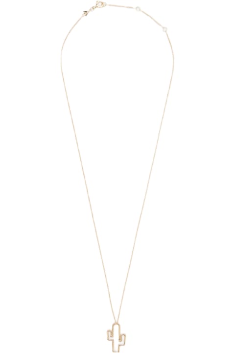 Jewelry for Women Aliita Cactus Yello Gold Necklace