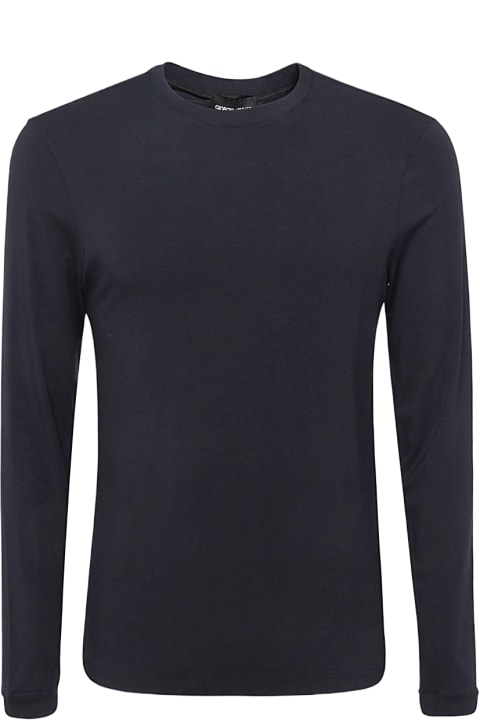 Giorgio Armani for Kids Giorgio Armani Blue Viscose Blend T-shirt