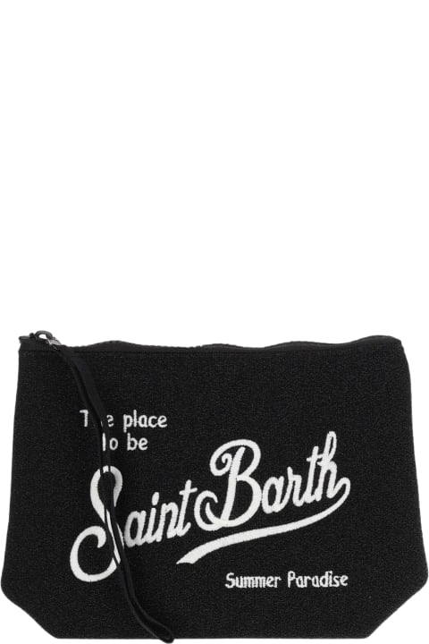 Bags for Women MC2 Saint Barth Scuba Clutch Bag With Logo