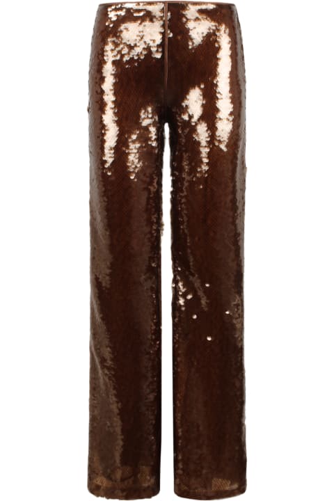 ウィメンズ Alberta Ferrettiのパンツ＆ショーツ Alberta Ferretti Sequins Flared Trousers