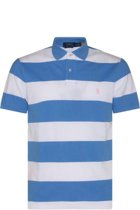 Polo Ralph Lauren for Men Polo Ralph Lauren Light Blue And White Cotton Polo Shirt