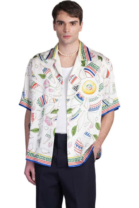 Casablanca for Men Casablanca Shirt In White Silk