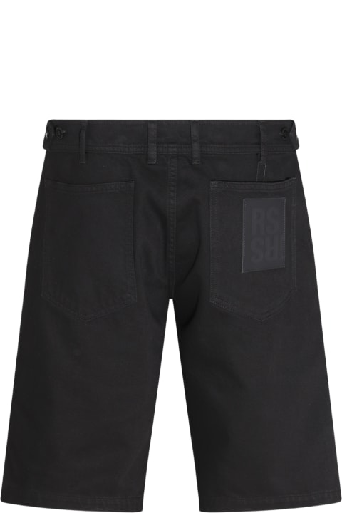 Raf Simons for Men Raf Simons Black Cotton Shorts