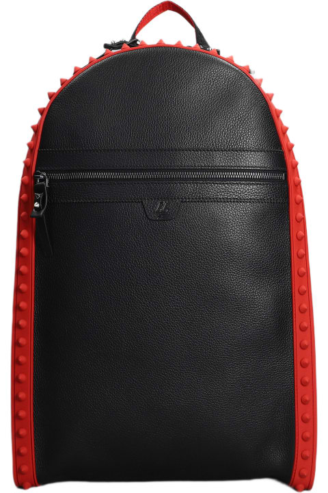 Christian Louboutin Sale for Men Christian Louboutin Backparis Backpack In Black Canvas