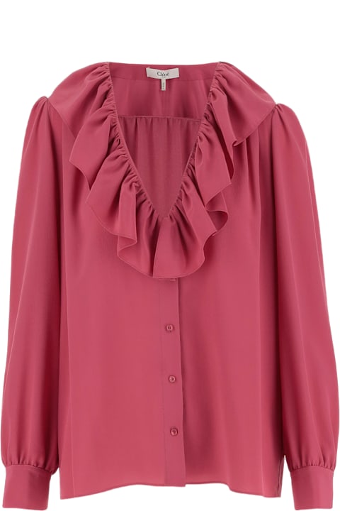 Homeware Chloé Silk Ruffled Shirt