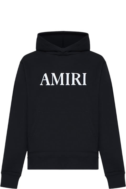 Fleeces & Tracksuits Sale for Men AMIRI Logo Cotton Hoodie