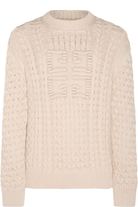 Sale for Men Givenchy Cream Cotton Knitwear