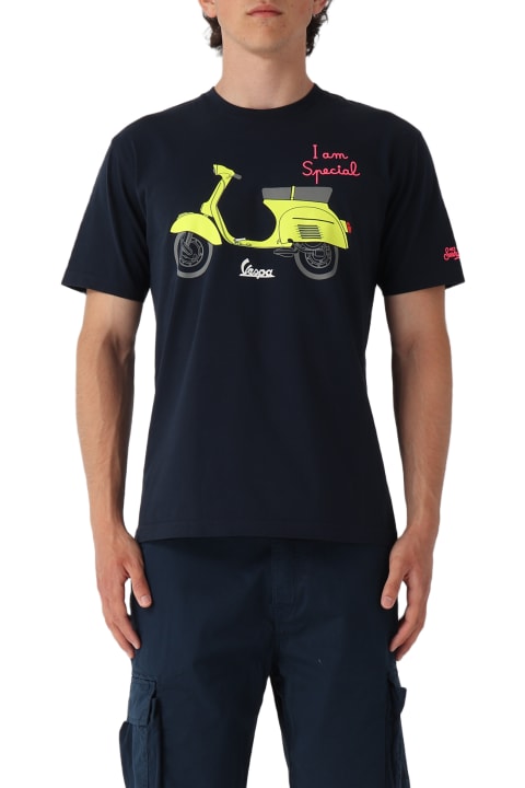 Clothing for Men MC2 Saint Barth Cotton Classic T-shirt Cpt Gin Tonic T-shirt