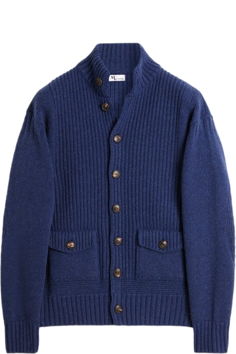doppiaa Sweaters for Men doppiaa Aalmiro Knitted Bomber Jacket