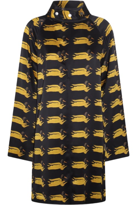 Burberry Coats & Jackets for Women Burberry Pear Ip Silk Dress