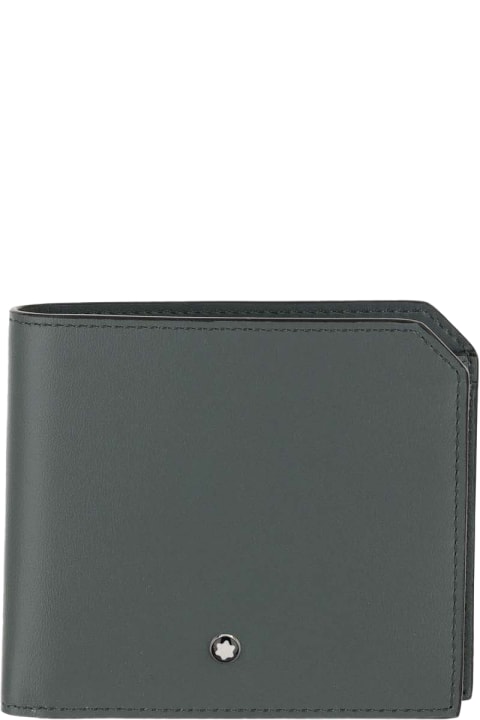 Wallets for Men Montblanc Soft Wallet 4 Compartments With Coin Purse