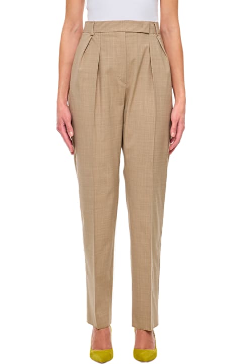 Homeware Max Mara Finale High Waist Trousers With Sartorial Pinces