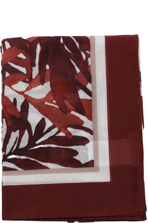 Brunello Cucinelli Scarves & Wraps for Women Brunello Cucinelli Red Cotton Scarves