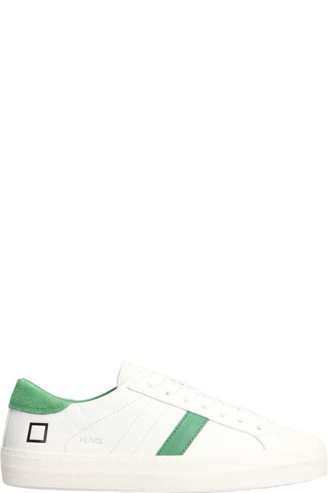 D.A.T.E. for Women D.A.T.E. Hill Low Vintage Sneakers In White Leather