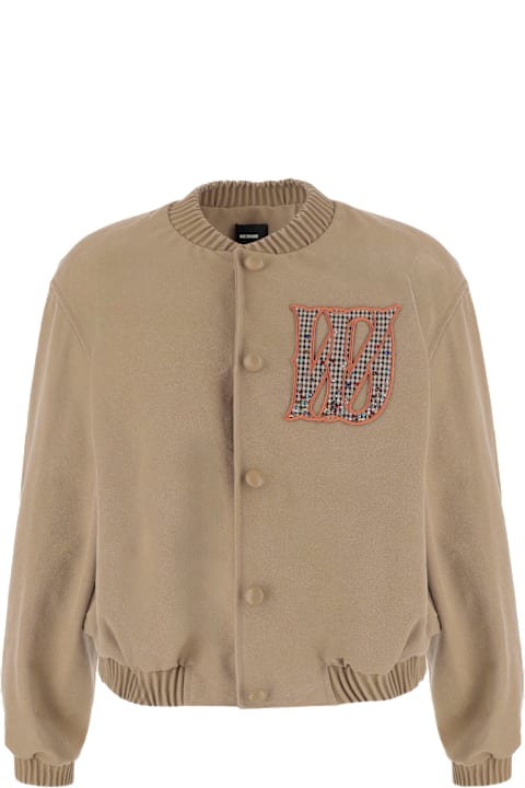 WE11 DONE for Women WE11 DONE Cotton Blend Jacket With Logo