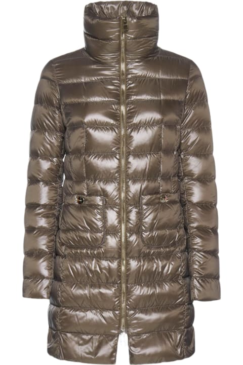 Fashion for Women Herno Maria Quilted Nylon Medium Down Jacket