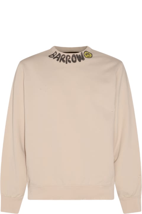 Barrow for Women Barrow Turtledove Cotton Logo Sweatshirt
