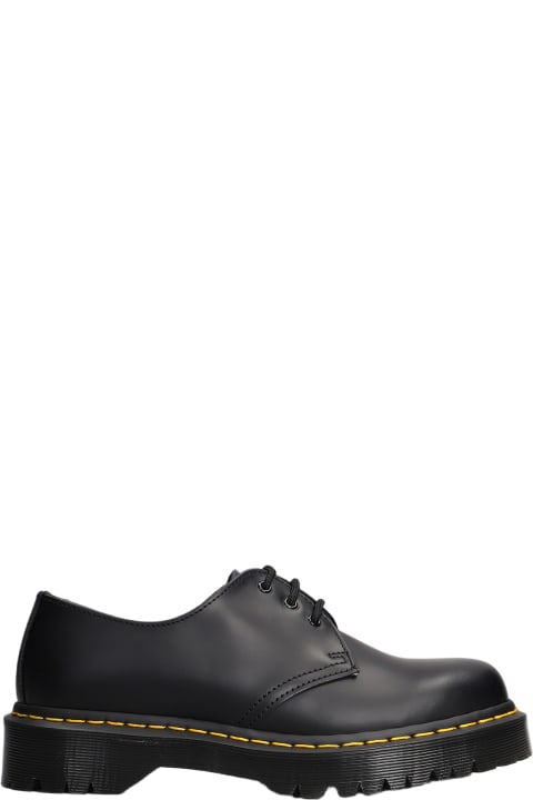 Dr. Martens Laced Shoes for Men Dr. Martens 1461 Bex Lace Up Shoes In Black Leather