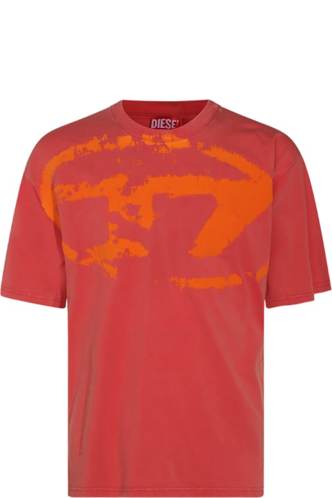 Homeware Diesel Red Cotton T-shirt