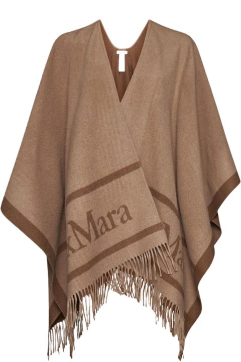 Max Mara Coats & Jackets for Women Max Mara Hilde Wool Poncho