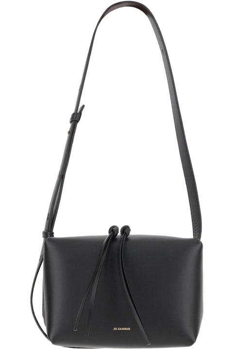 Jil Sander Shoulder Bags for Women Jil Sander Leather Shoulder Bag With Logo
