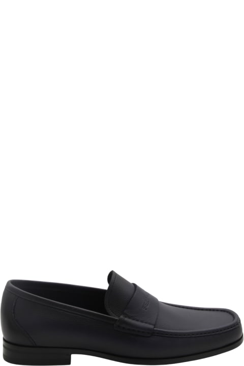 Ferragamo Loafers & Boat Shoes for Women Ferragamo Black Leather Loafers