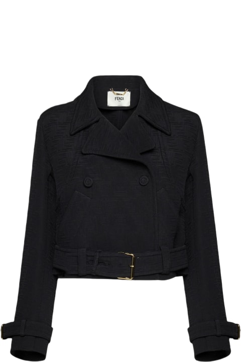 Fendi Coats & Jackets for Women Fendi Jacket With Monogram