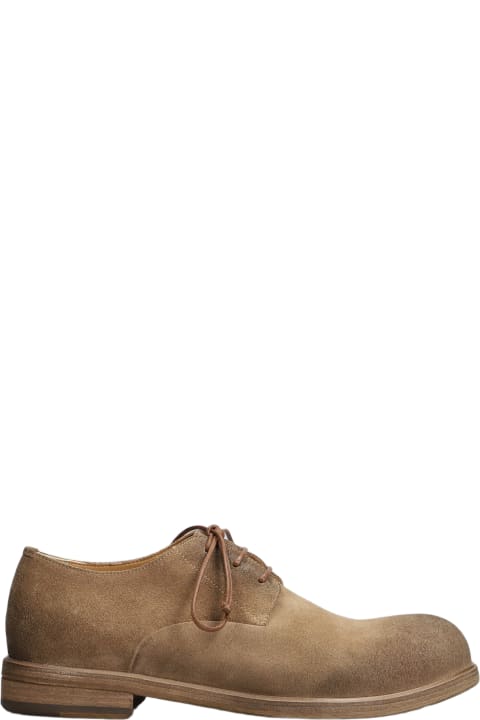 Fashion for Men Marsell Lace Up Shoes In Beige Suede