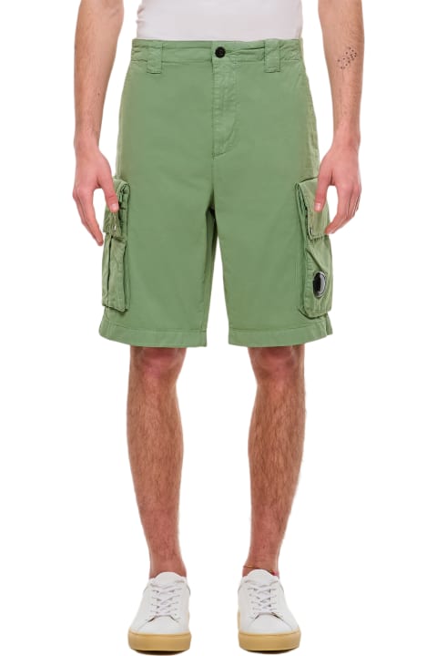 Pants for Men C.P. Company Twill Stretch Cargo Shorts
