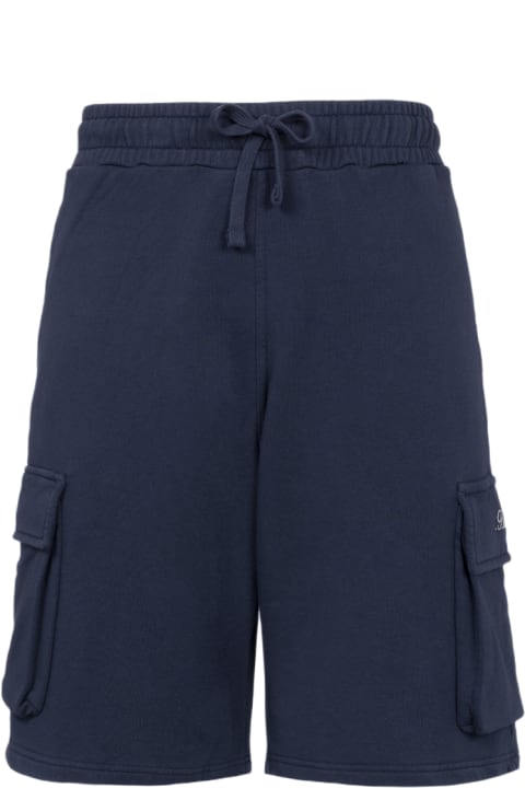 Homeware MC2 Saint Barth Man Navy Blue Cargo Short Pants Cargy