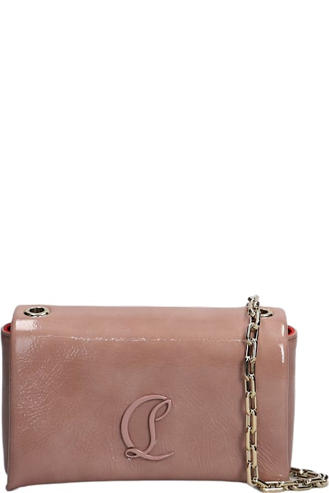 Christian Louboutin for Women Christian Louboutin Loubi54 Shoulder Bag In Rose-pink Leather