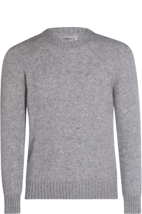 Piacenza Cashmere for Women Piacenza Cashmere Grey Cashmere And Silk Blend Sweater