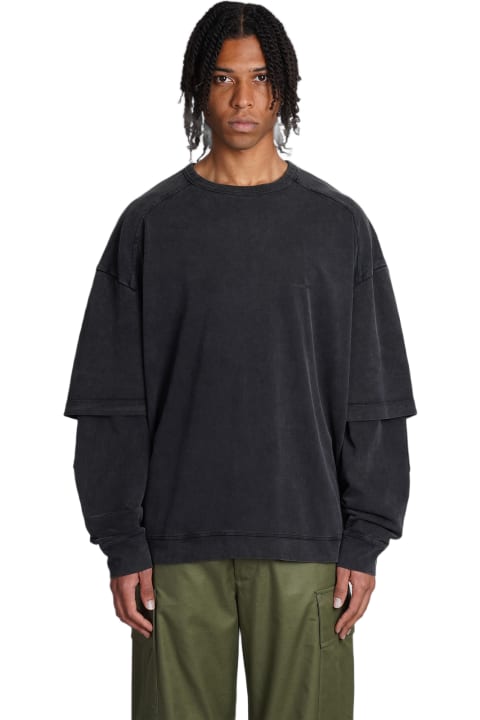 DARKPARK Fleeces & Tracksuits for Men DARKPARK Theo T-shirt In Black Cotton