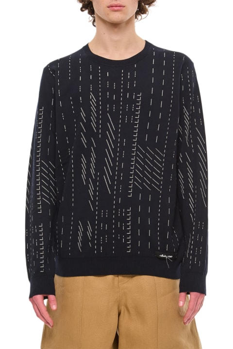 Fendi Sale for Men Fendi Allover Crewneck Sweater