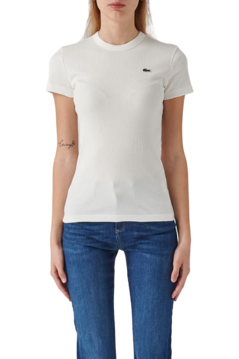 ウィメンズ Lacosteのトップス Lacoste Cotton T-shirt