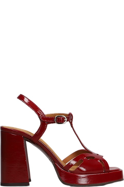 Chie Mihara Shoes for Women Chie Mihara Zinto 46 Sandals In Red Leather