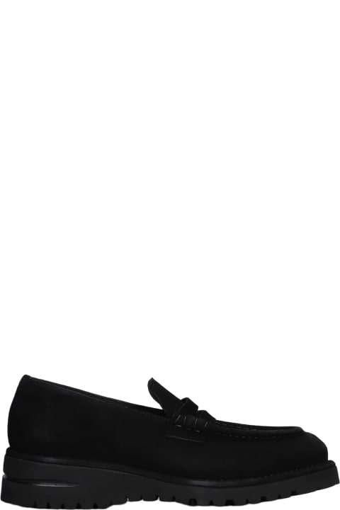 メンズ Giorgio Armaniのローファー＆デッキシューズ Giorgio Armani Loafers In Black Suede