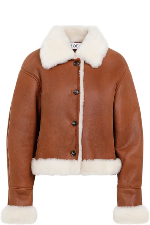 Loewe Coats & Jackets for Women Loewe Long-sleeved Button-up Jacket