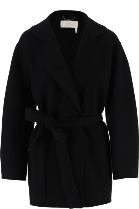 Chloé Coats & Jackets for Women Chloé Wool And Cashmere Blend Short Coat