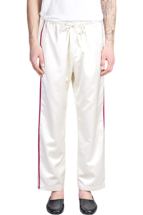 Bode Pants for Men Bode Pants In Beige Polyester