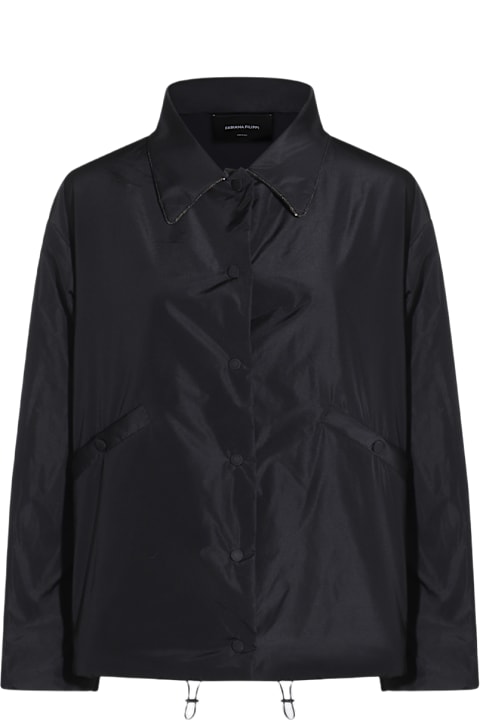 Fabiana Filippi Coats & Jackets for Women Fabiana Filippi Blue Casual Jacket